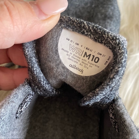 ALLBIRDS Men's Wool Runners Natural Grey - Picture 3 of 10